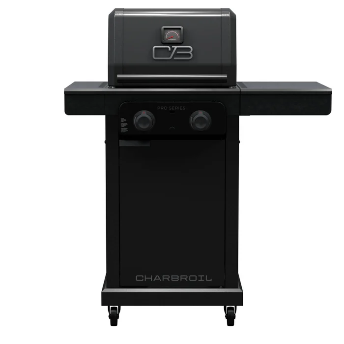 Barbacoa Charbroil Acero-inoxidable Pro Series 2 Quemadores en Negro - Exterior, Uruguay | Divino