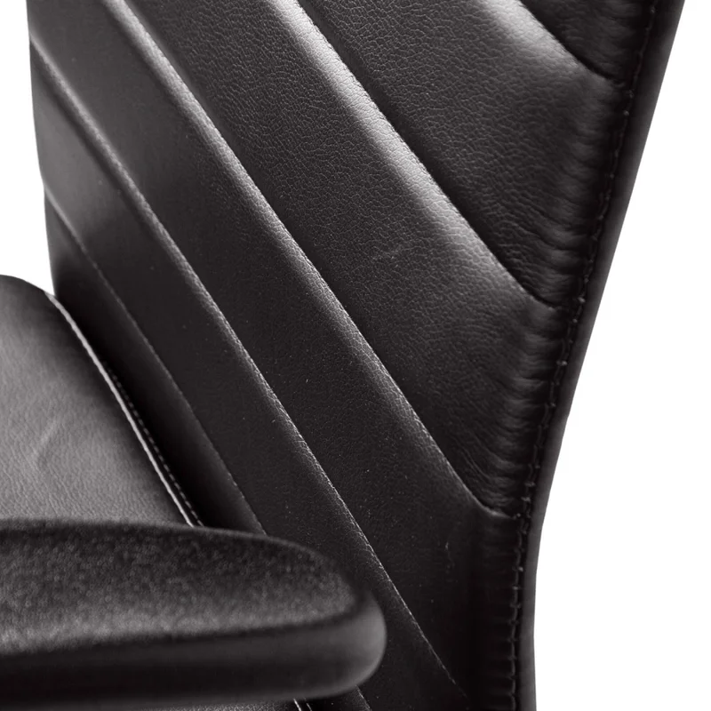 Asiento De Oficina Pu-y-metal Negro Hy-537 en Negro - Sillas de escritorio, Uruguay | Divino, vista 6