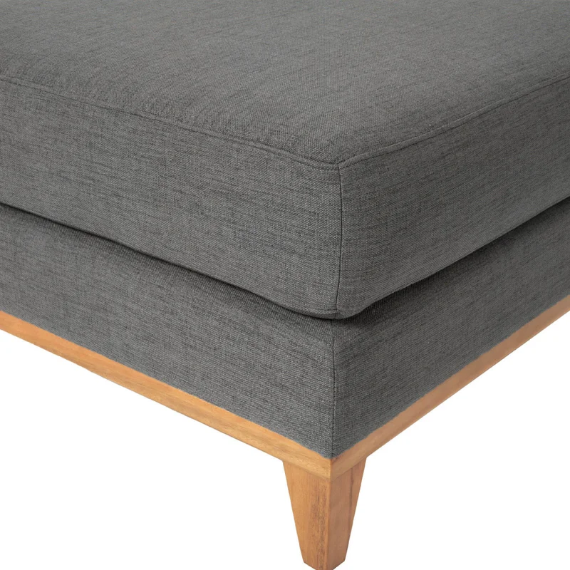 Puff Easy Clean Tela Gris Luxor Premium Gris Osc en Gris - Sillones y sofás, Uruguay | Divino, vista 5