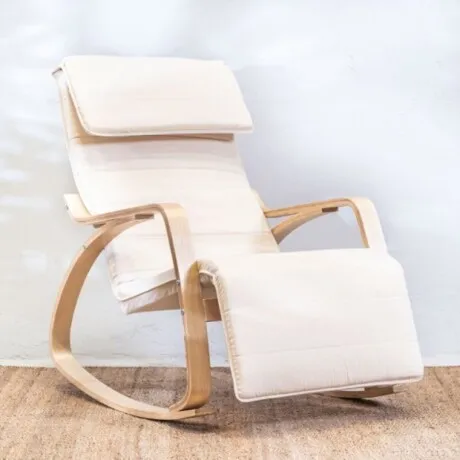 Silla Mecedora Flex Rocker - Beige en Beige - Butacas, banquetas y puffs, Uruguay | Aihaus