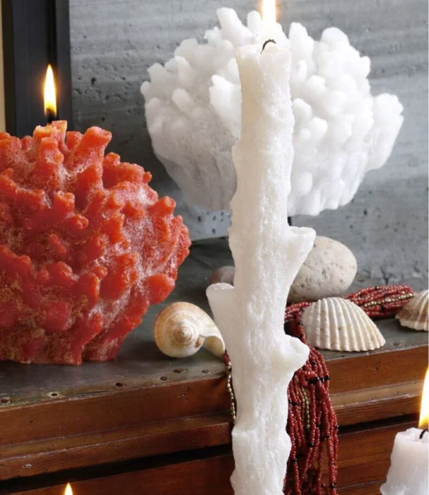VELA CERABELLA CORAL en Blanco - Velas y Portavelas, Uruguay | Masinfinito Casa, vista 2
