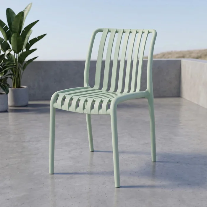 Silla de Exterior Omega - Verde en Verde - Sillas, Uruguay | Ecowood