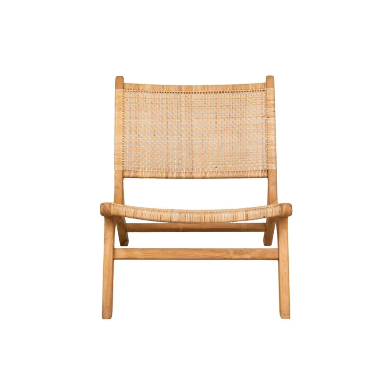 Butaca Rattan-y-madera Natural-beige Komodo Natural en Beige - Sillones y sofás, Uruguay | Divino, vista 3