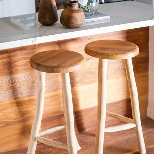 BANCO DE BAR LUCAS en Madera natural - Sillas, Uruguay | La Iberica