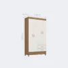 ROPERO 4P ASTRO - ALMENDRA OFF WHITE 42860/140 - Roperos y placares, Uruguay | Rosas Hermanos, vista 3 de 3