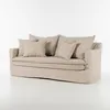 Sofá Gin con Funda - Tela Rústica - 2,5 cuerpos - TD5263-1636 (Capuccino) en Beige - Sillones y sofás, Uruguay | NYR, vista 1 de 4