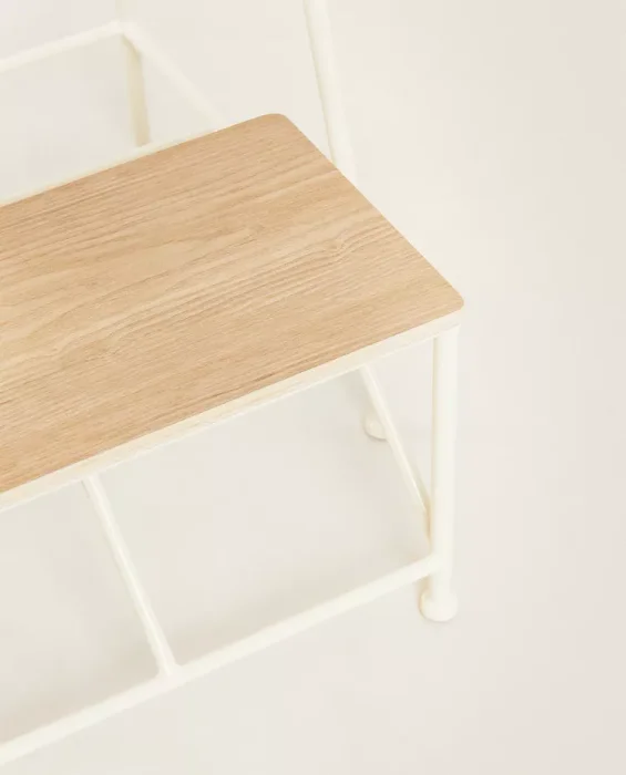 TABURETE ESCALERA MADERA DOS PELDAÑOS - Aparadores y recibidores, Uruguay | Zara Home, vista 4