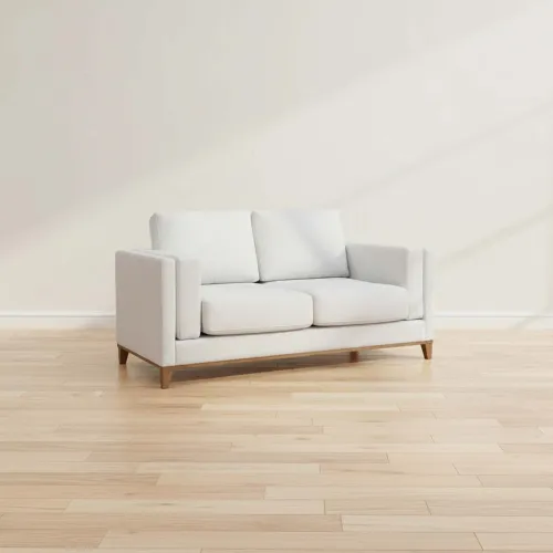 Sillón 2 Cuerpos Tela-premium Gris Luxor Premium Easy Clean en Gris - Sillones y sofás, Uruguay | Divino