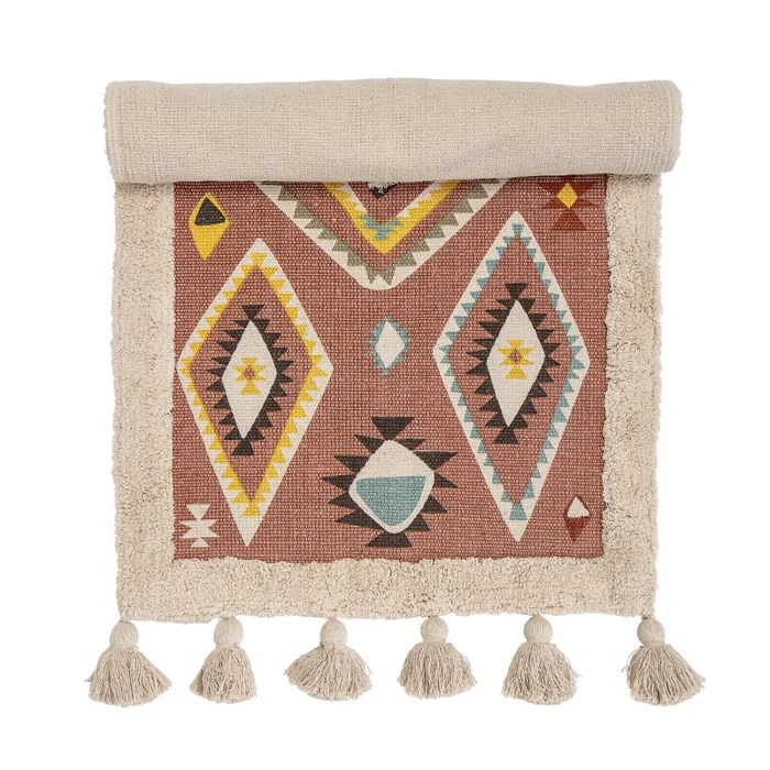 Rug, Multi-color, Cotton - Textiles, Uruguay | Tutto Deco
