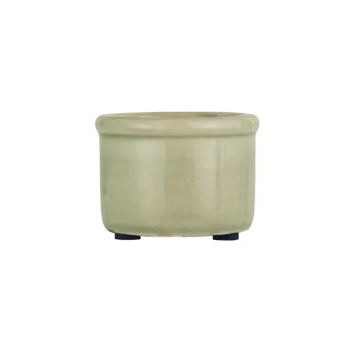 Mini Maceta Ceramica Verde Hilda en Verde - Jarrones, Uruguay | Divino