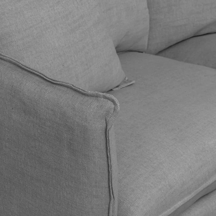 Sofá 3 Cuerpos Tela-premium Gris Bahama en Gris - Sillones y sofás, Uruguay | Divino, vista 4