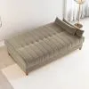 Sofa Cama Juego De Living Sillon Reclinable Terciopelo en Gris - Sillones y sofás, Uruguay | Soy Hogar, vista 4 de 8
