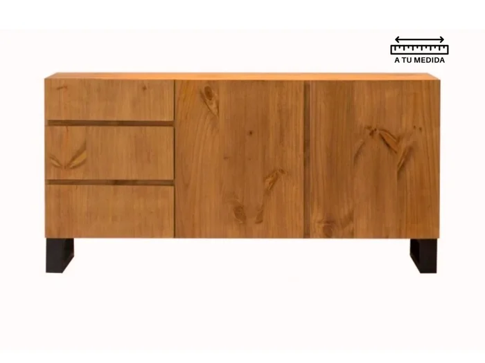 Aparador IRON 1.60m en Madera natural - Aparadores y recibidores, Uruguay | Finkel
