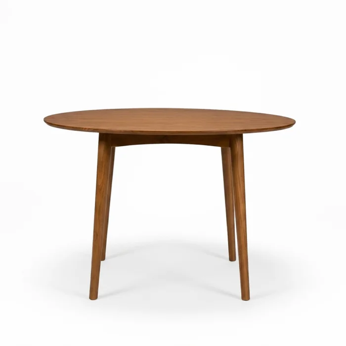 Mesa de Comedor Olmo - Redonda - 115 - Honey en Marrón - Mesas de comedor, Uruguay | NYR, vista 2