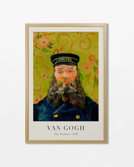 Vincent Van Gogh - The postman en Multicolor - Láminas, Uruguay | La Cuadrería