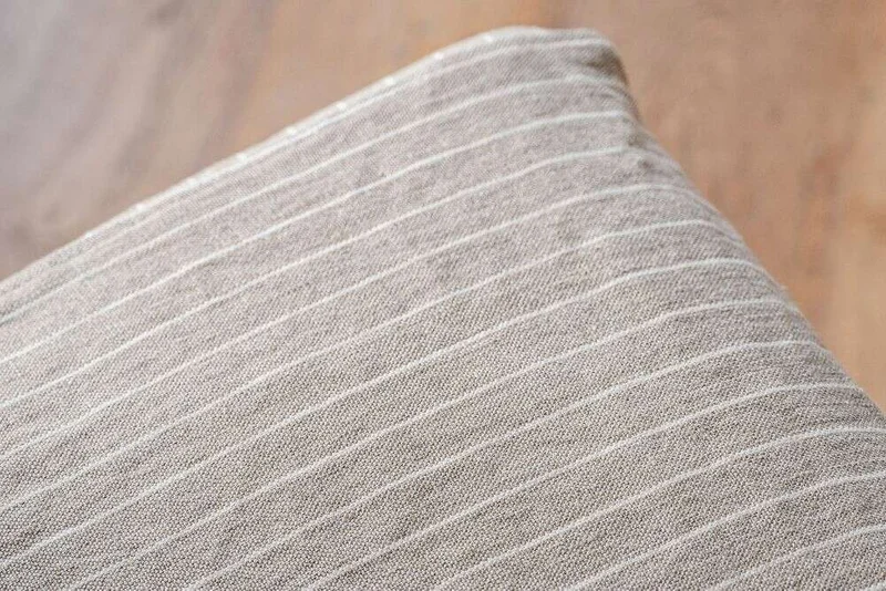 FUNDA SILLA AÑO 50 - LINO ALTO GRAMAJE RAYADO BEIGE en Multicolor - Sillas, Uruguay | La Iberica, vista 4