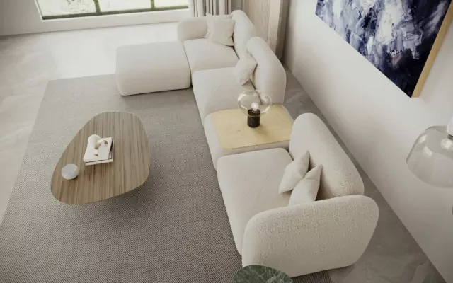 SOFA MOLLIS en Blanco - Sillones y sofás, Uruguay | Sentido Jose Ignacio, vista 8