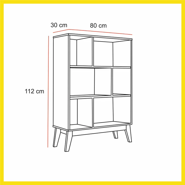 Producto: Biblioteca Moderna baja 251 de AMARELO - Bibliotecas, Uruguay | Amarelo, vista 3