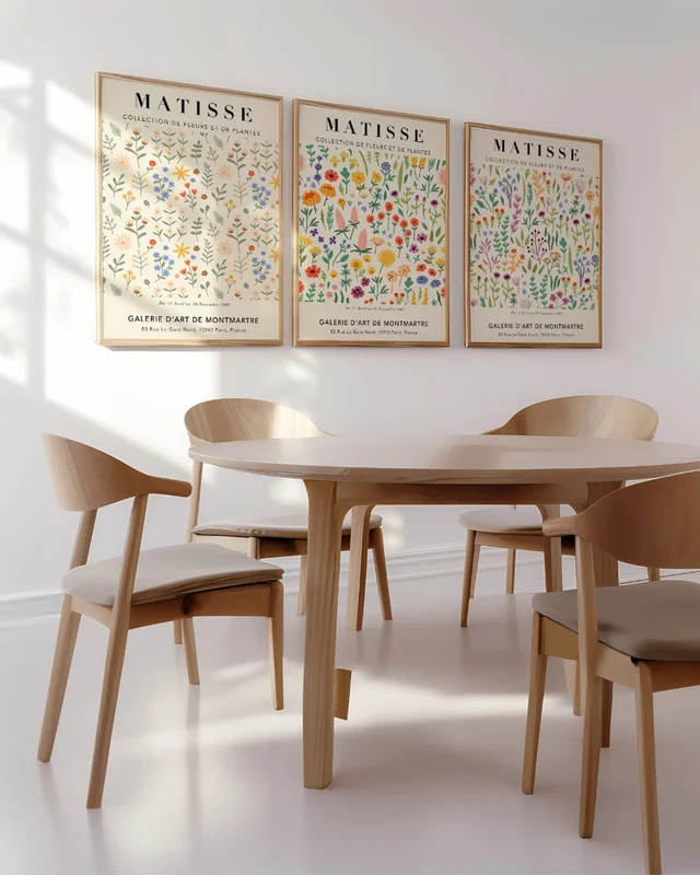 Matisse - Floral tríptico en Multicolor - Láminas, Uruguay | La Cuadrería, vista 3