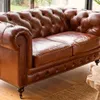 SILLON CHESTERFIELD CUERO ITALIANO - 2 CUERPOS - Sillones y sofás, Uruguay | La Iberica, vista 9 de 16