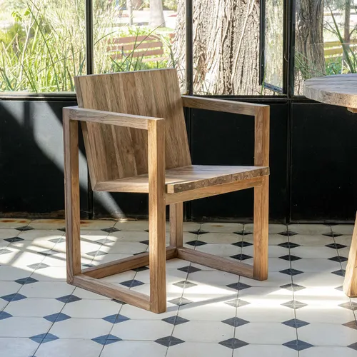 Silla Abby Teka - Sillas, Uruguay | De Arcos