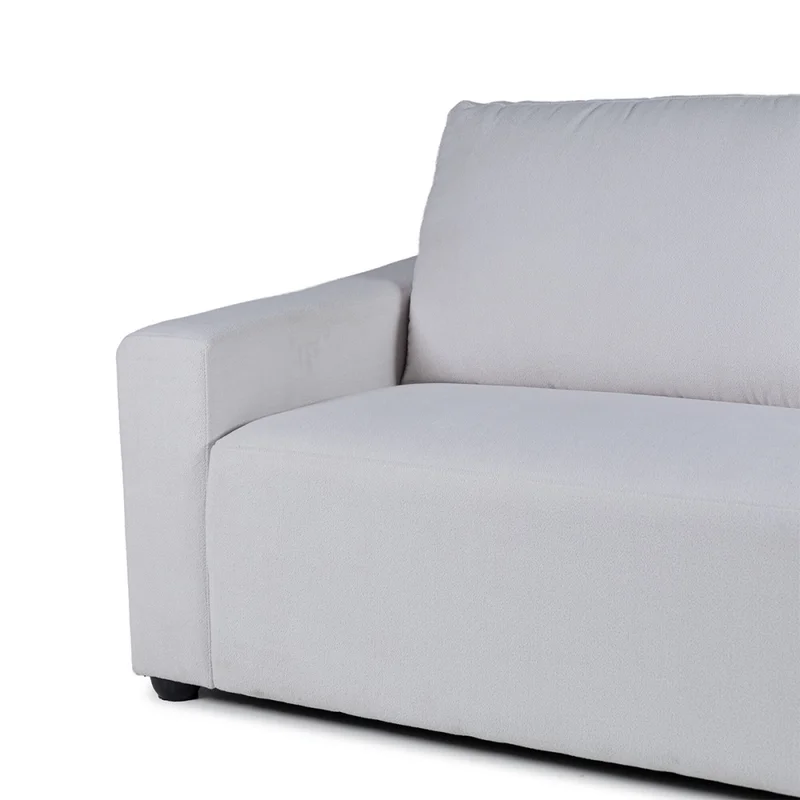Sofá Blend - Tela Aquaclean - 3 cuerpos - A fabricar en Gris - Sillones y sofás, Uruguay | Nyr, vista 6