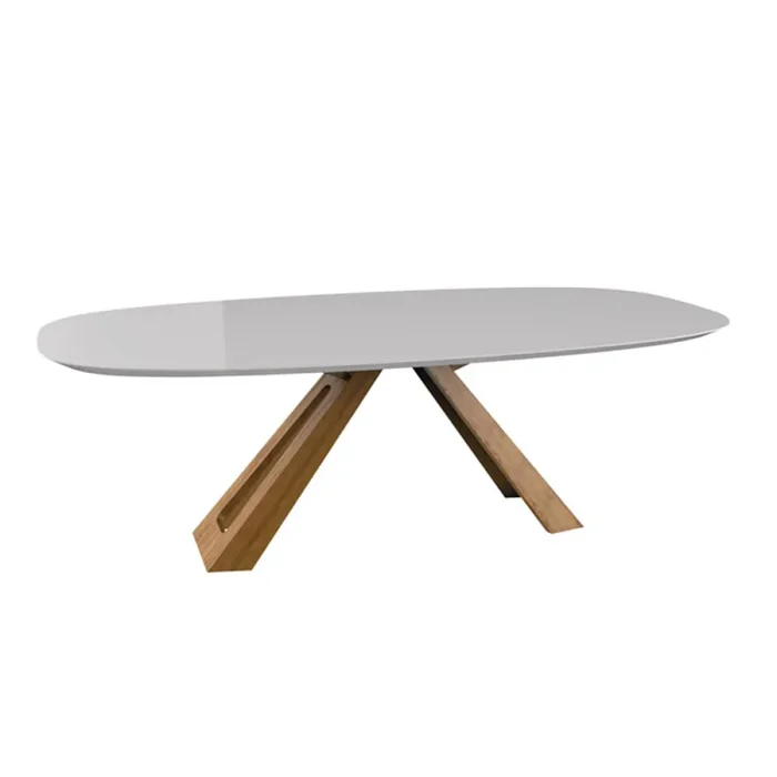 Mesa Cris en Blanco - Mesas de comedor, Uruguay | Arquetipo, vista 4