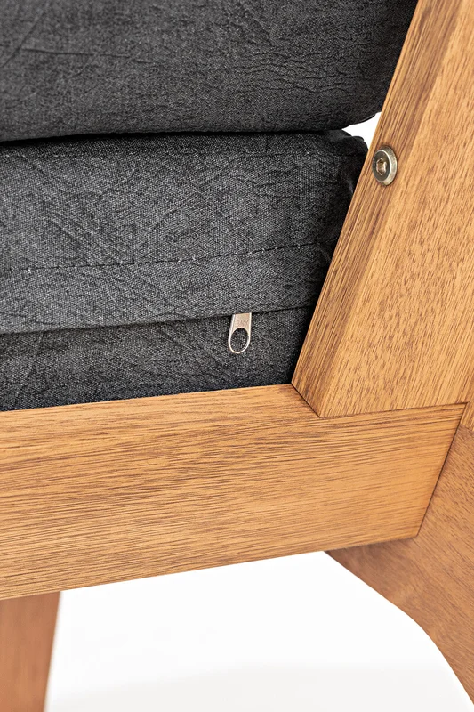 SOFA LOTUS 3 LUGARES ACQUABLOCK NEGRO 185x87x86CM JATOBA en natural y - Muebles para el exterior, Uruguay | Vinibel, vista 8