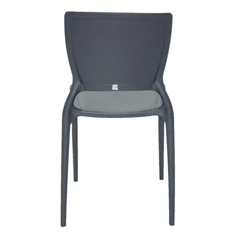 Silla Sofia Respaldo Cerrado - Color Grafito - 92236/007 en Gris - Sillas, Uruguay | Champagne Home, vista 3