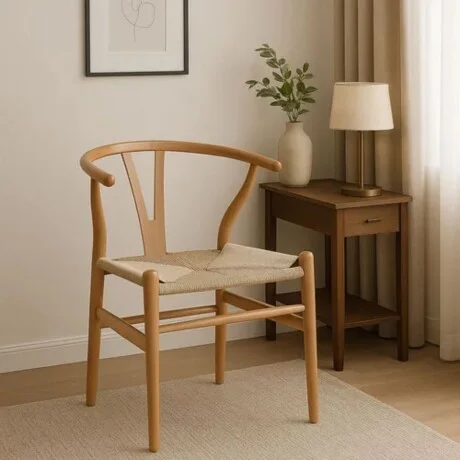 Promo 4 Sillas Wishbone en Madera natural - Sillas, Uruguay | La Cueva Muebles, vista 10