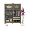 Ropero 2 Puertas B74 - Natural y beige en Multicolor - Roperos y placares, Uruguay | Nario Hogar, vista 4 de 4