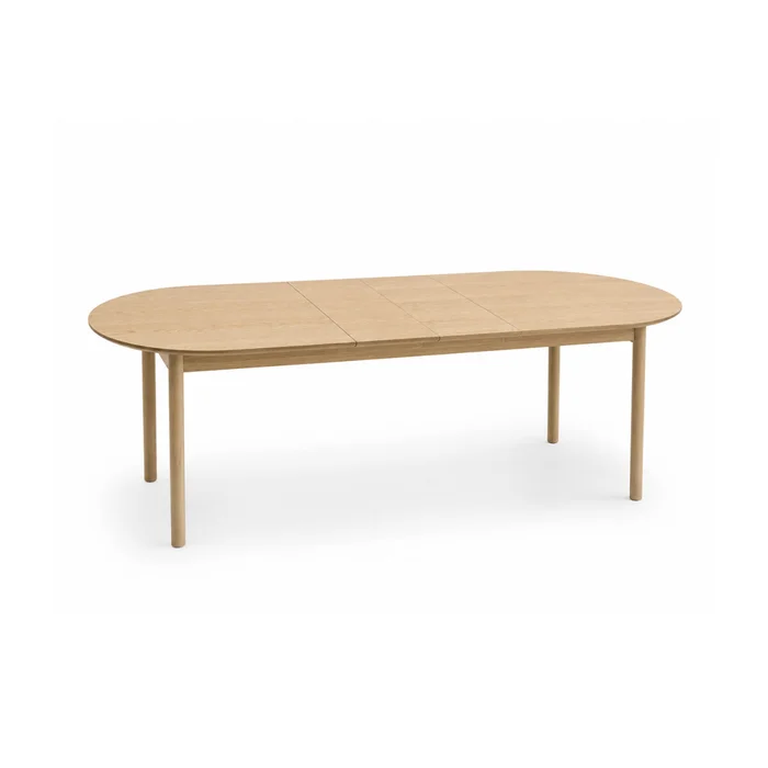 Mesa Ovalada Extensible en Madera natural - Mesas de comedor, Uruguay | Samic, vista 4