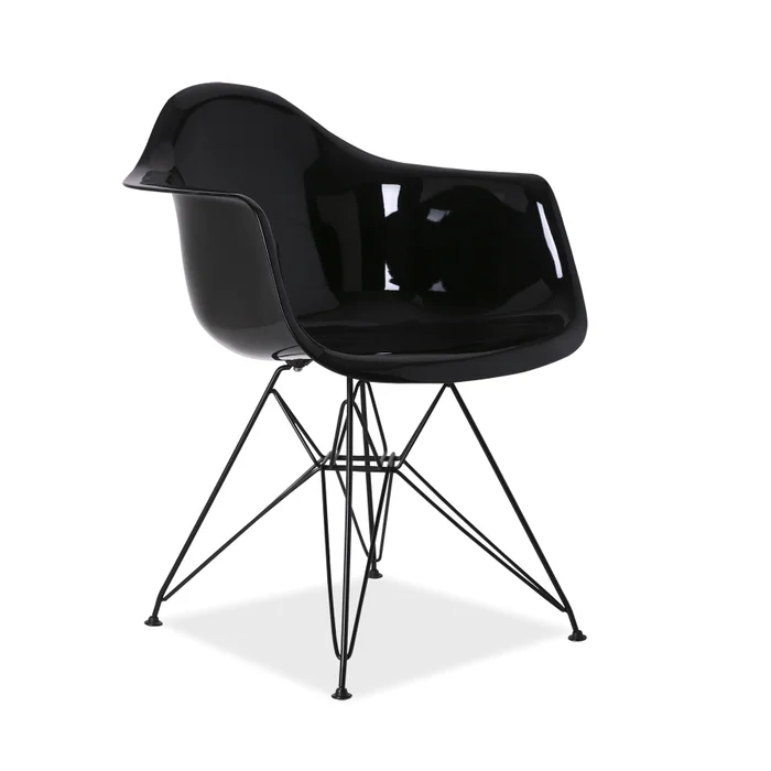 DAR Chair Fiberglass | Charles & Ray Eames en Blanco - Sillas, Uruguay | Mad for Modern