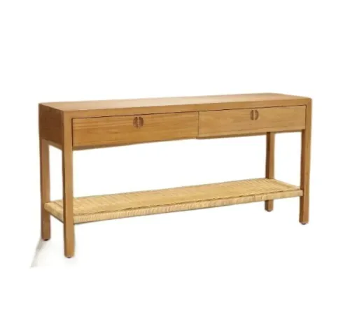 CONSOLA TEKA en Madera natural - Aparadores y recibidores, Uruguay | Sentido Jose Ignacio