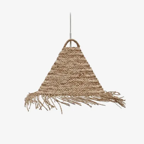 Pantalla para lámpara de techo Fonteta de fibras naturales con acabado natural Ø 40 cm en Madera natural - Lámparas colgantes, Uruguay | Kavehome