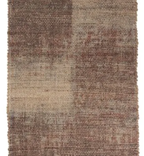 Alfombra ENGSYRE 70x140 natural/berenjena en Multicolor - Textiles, Uruguay | JYSK