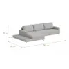 Sillon con chaise Loft en Beige - Sillones y sofás, Uruguay | La Cueva Muebles, vista 4 de 5