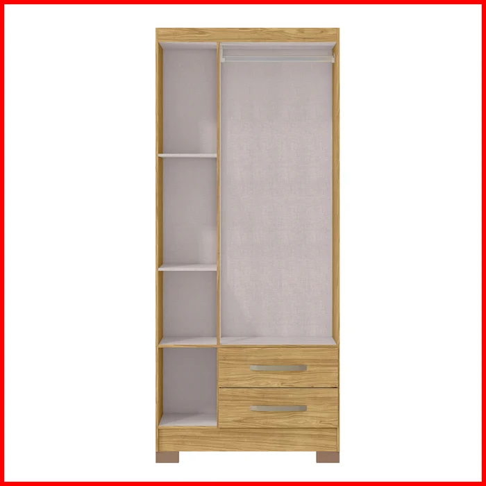 Ropero 3 puertas – Santiago RG174 en Marrón - Roperos y placares, Uruguay | Punto Unión, vista 3