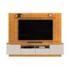 Rack Tv Panel Mueble Living Hasta Led 65 Petrus en Marrón - Escritorios y sillas de escritorio, Uruguay | Soy Hogar, vista 2 de 5