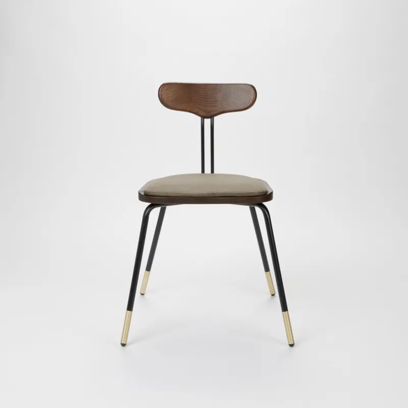 Silla RUBENS Negro en Marrón - Sillas, Uruguay | Viasono