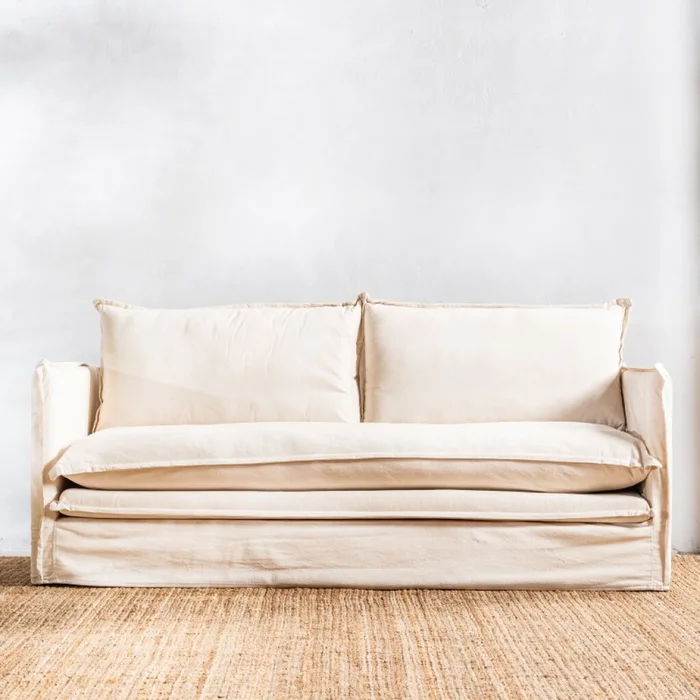 Sillón Noa 3 Cuerpos Crudo en Beige - Sillones y sofás, Uruguay | Aihaus