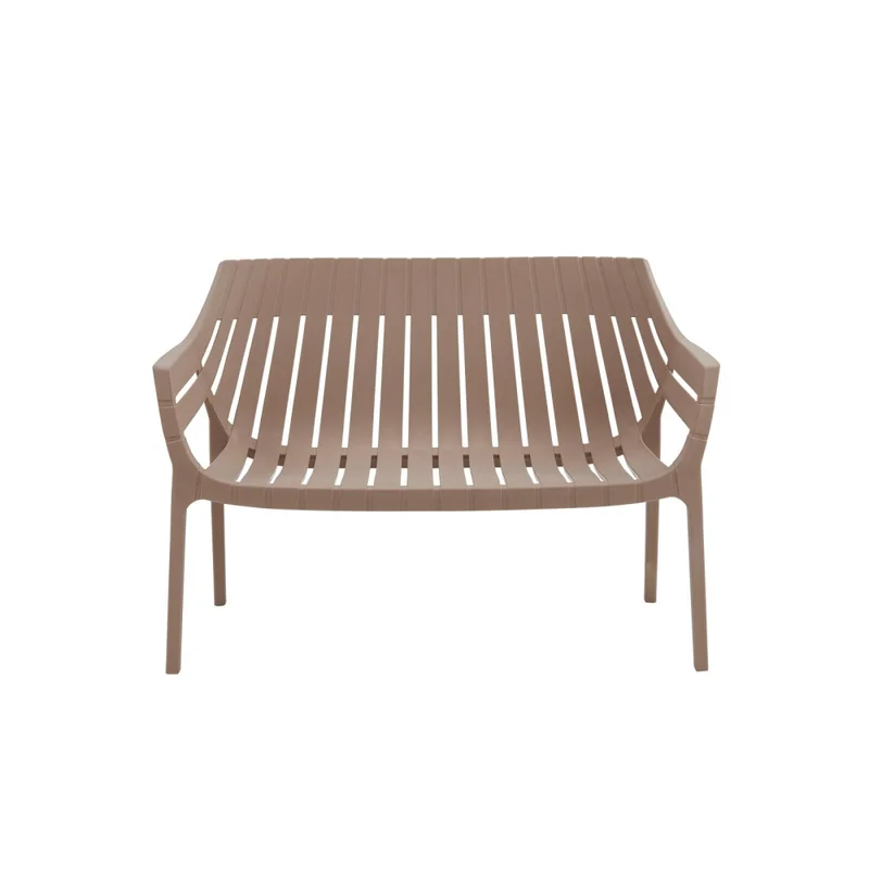 Set De Living Exterior Polipropileno Marron Mileto en Beige - Muebles para el exterior, Uruguay | Divino, vista 3