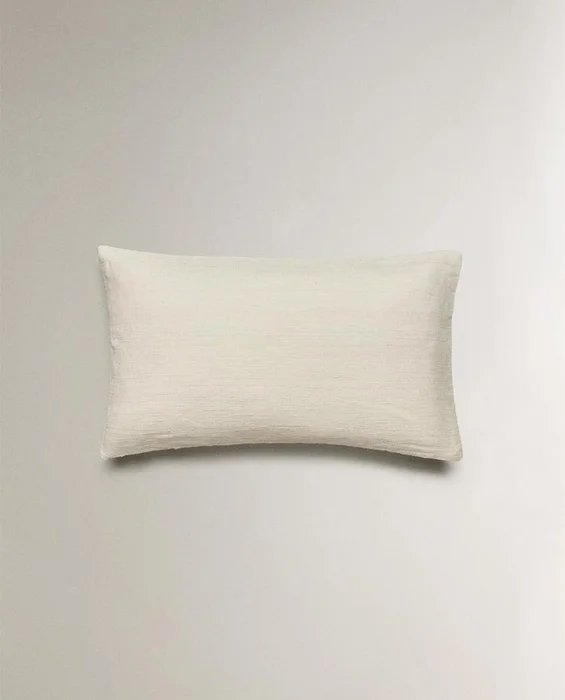 FUNDA COJÍN SEDA en Beige - Textiles, Uruguay | Zara Home, vista 4