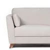 Sofá Capri - Tela Microfibra - 3 cuerpos - Kruger 02-152 (Beige) en Beige - Sillones y sofás, Uruguay | NYR, vista 3 de 6