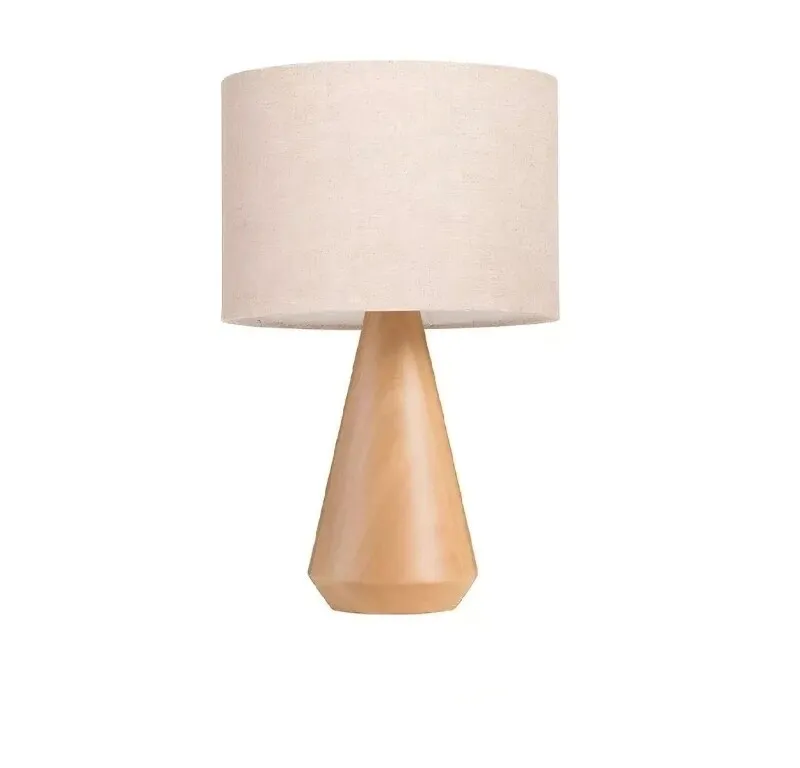 Lámpara de Mesa Cónica Madera Natural en Madera natural - Lámparas de mesa, Uruguay | Finkel