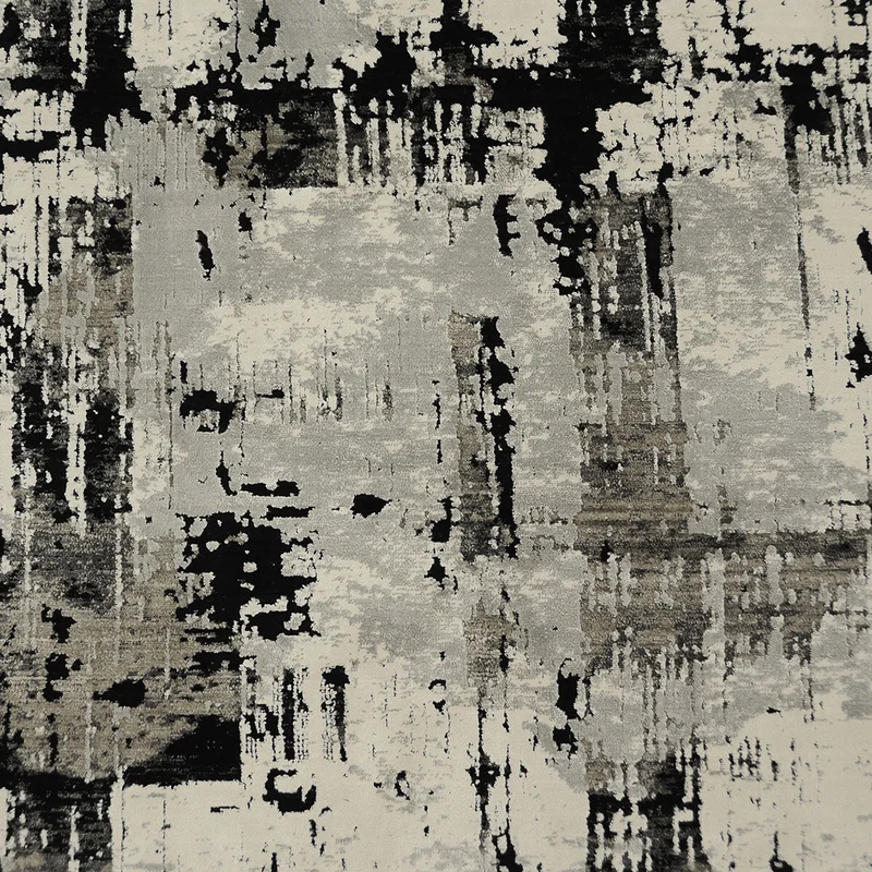 ALFOMBRA MAHAL BLACK Gris en Gris - Textiles, Uruguay | Viasono, vista 3