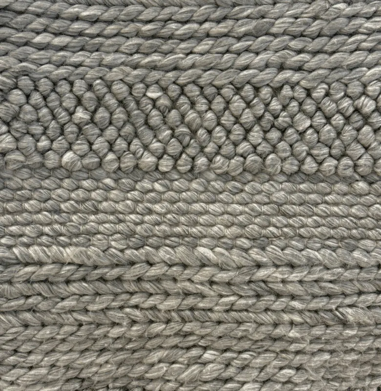 ALFOMBRA LANA MIX NUDOS/ESPIGA GRIS en Gris - Textiles, Uruguay | Masinfinito Casa