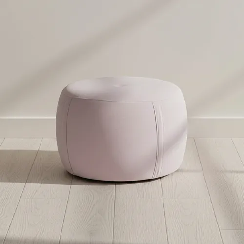 Puff Tela Natural-beige Olten Beige Claro en BEIGE CLARO - Sillones y sofás, Uruguay | Divino