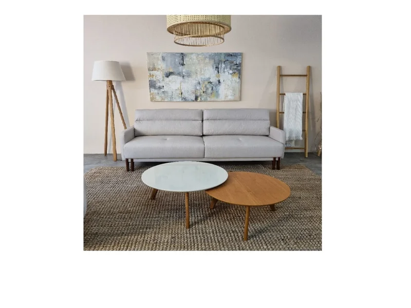 Sofá 3 cps DONNA - Gris en Gris - Sillones y sofás, Uruguay | Finkel, vista 3