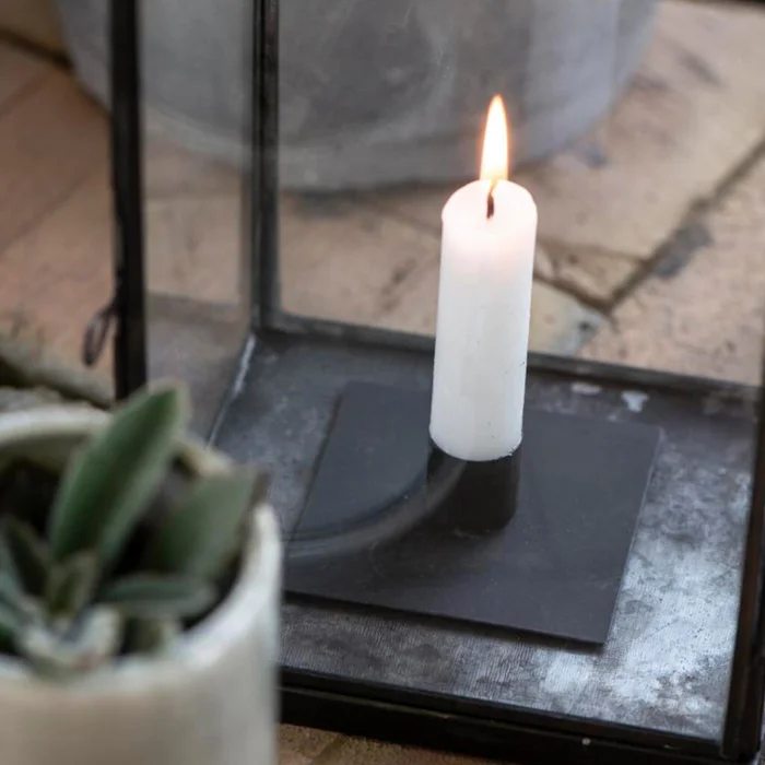 Portavelas Taper en Negro - Velas y Portavelas, Uruguay | Walnut